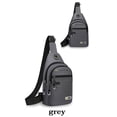 thumbnail image 1 of Men’s Chest Shoulder Bag | Lightweight Water-Resistant Crossbody Backpack | Breathable Multi-Compartment Organizer | Secure Adjustable Strap | 30x17x5cm | Travel, Running, Cycling, Sports, Everyday, 1 of 3