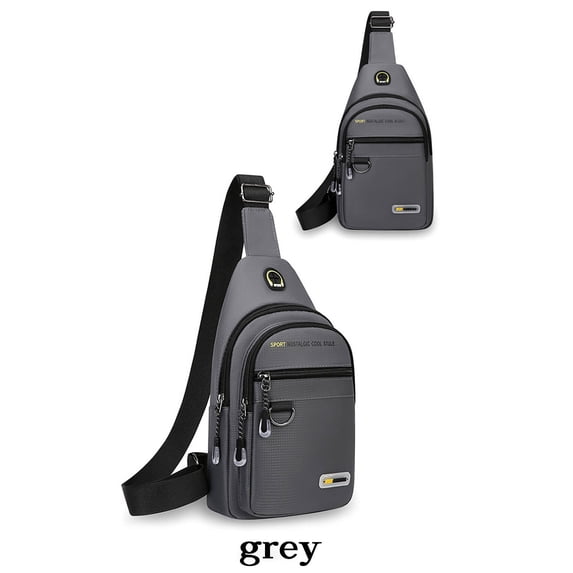 Men’s Chest Shoulder Bag | Lightweight Water-Resistant Crossbody Backpack | Breathable Multi-Compartment Organizer | Secure Adjustable Strap | 30x17x5cm | Travel, Running, Cycling, Sports, Everyday