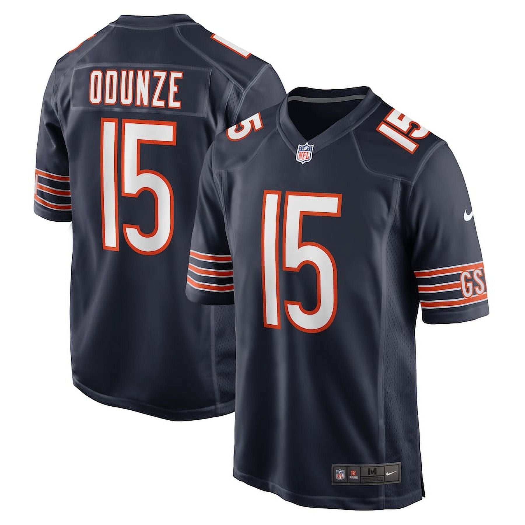 Men's Chicago_Bears Rome Odunze Navy 2024 NFL Draft First Round Pick