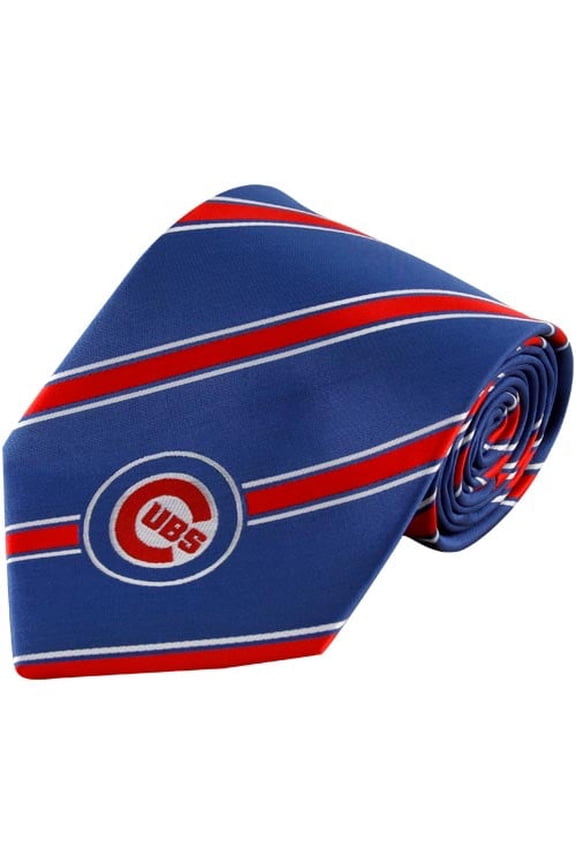 Men's Chicago Cubs Woven Poly Tie