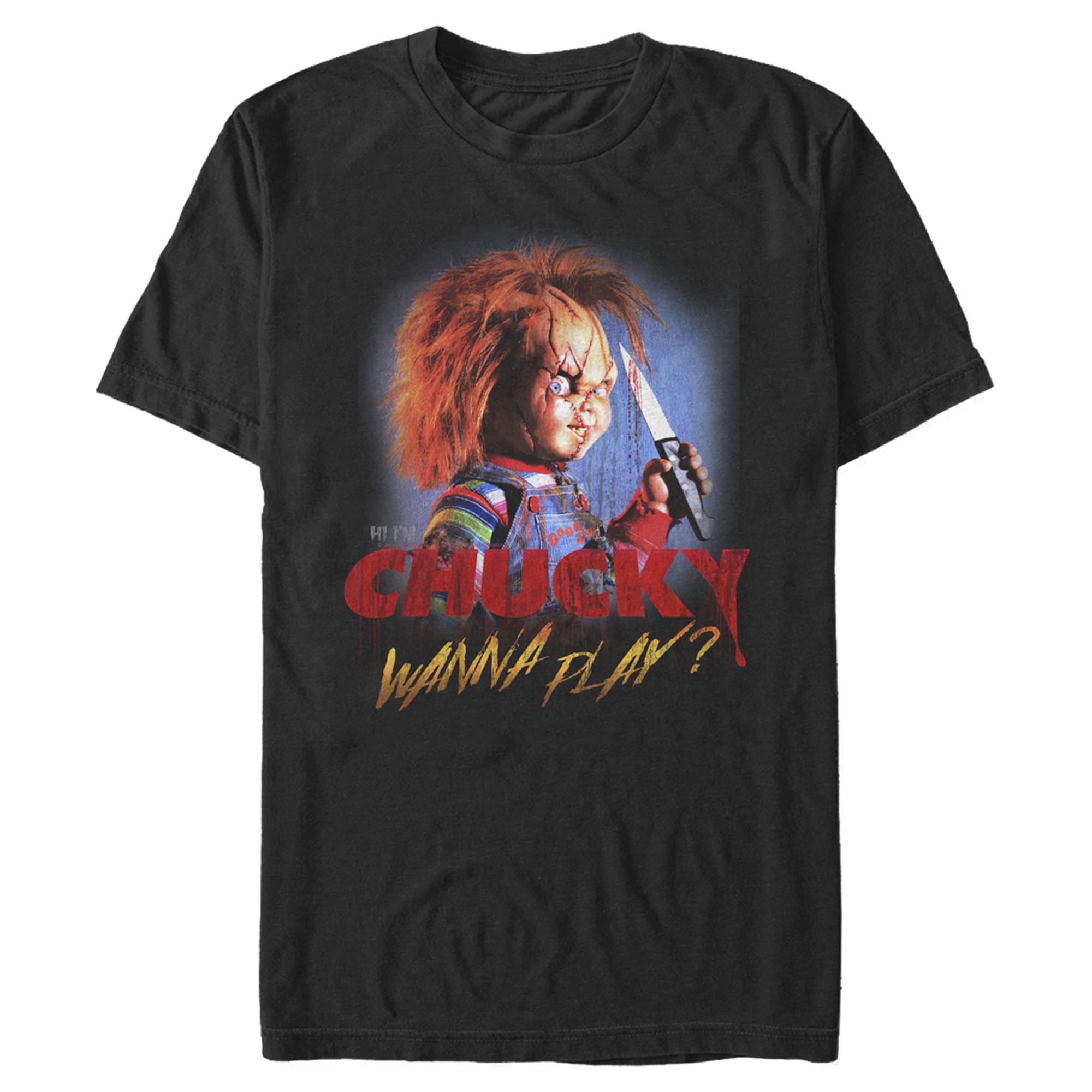 Amazon.com: Chucky Child's Play 2 VHS Cover Art Crew Neck