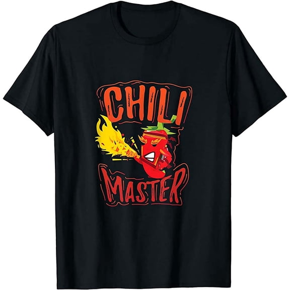 Men's Chili Food Great Gift Idea Tee S-3Xl T-shirts Black S