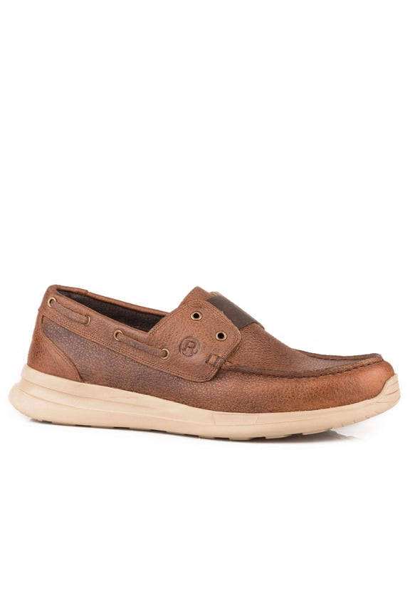 Men's Chillin Low Eyelet Chukka Lace-Up Casual Leather Shoes Brown 12 D(M) US