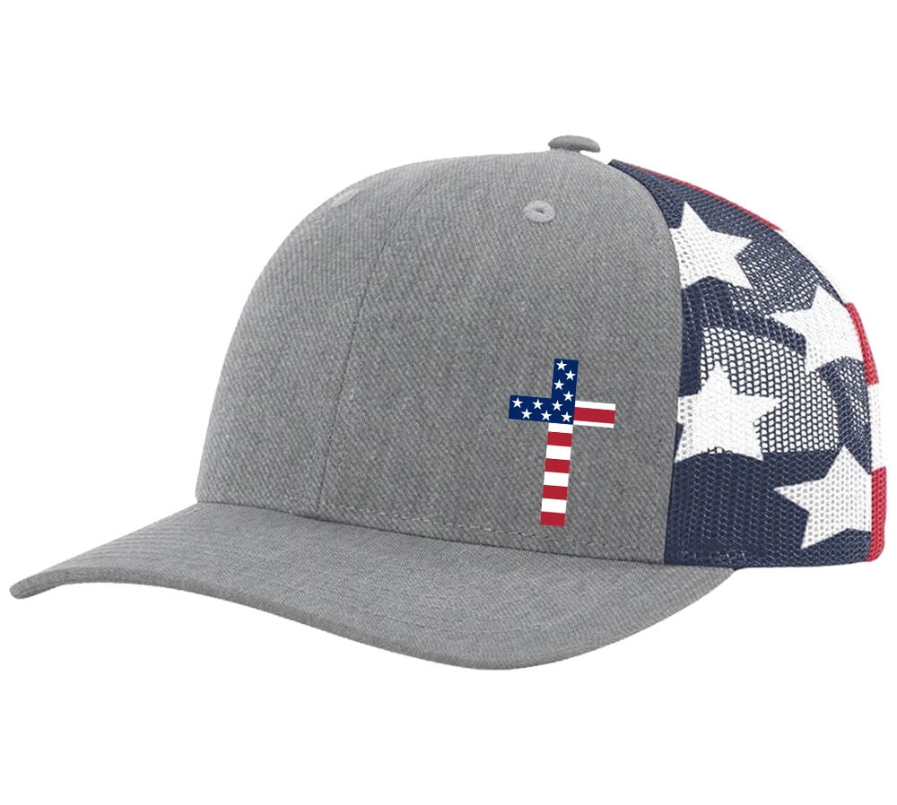 Life Is Good Fishing Embroidered Hat Baseball Cap Flex Fit Gray American  Flag – St. John's Institute (Hua Ming)