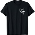 thumbnail image 1 of Men's Christian Jesus Cross and Heart Design T-Shirt, Comfortable Breathable Soft Tee, Men's 100% Cotton Graphic T-Shirt 180gsm, 1 of 5