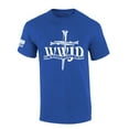 thumbnail image 1 of Men's Christian T-shirt WWJD Nail Cross He Would Love Short Sleeve T-shirt-Heather Royal-xl, 1 of 1