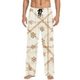 thumbnail image 1 of Men's Christmas Pajama Straight Vacation Pj Pants for Couple Xmas Holiday Casual Jammies Sleepwear, 1 of 7