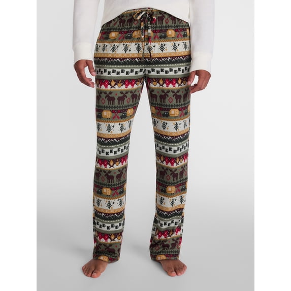 Men's Christmas Print Fleece Sleep Pants from Holiday Time, Sizes S-2XL