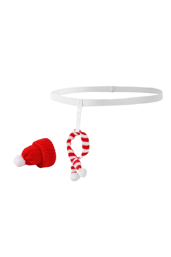 Men's Christmas Santa Underwear Pouch Velvet Sexy Thong Low Rise Jockstrap Pajamas Red One Size