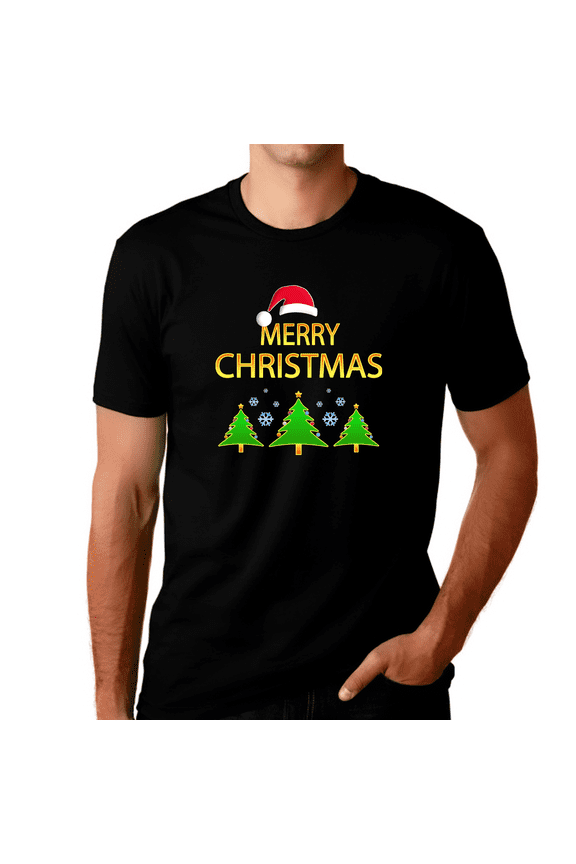 Men’s Christmas Shirt – Festive Holiday Tee , Funny & Casual for Holiday Parties and Family Gatherings