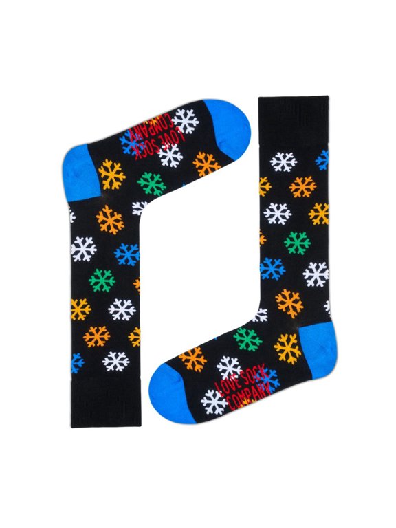 Men's Christmas Socks - Snowflake