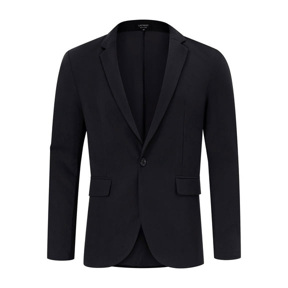 Men's Christmas Suit Jacket Christmas Fun Ugly Single button Holiday Print