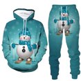 thumbnail image 1 of Men's Christmas Tracksuits 2 Piece Set Funny Xmas Graphic Hoodie Sweatshirt And Joggers Sweatpants Sets Casual Comfortable Fall Winter Lounge Sport Suit Set With Pocket, 1 of 3