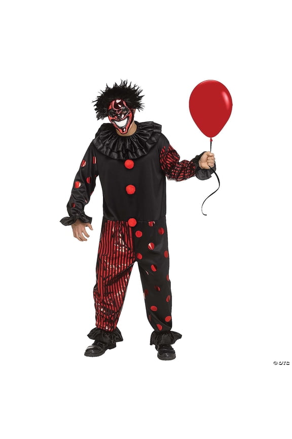 Men's Chrome Clown Costume