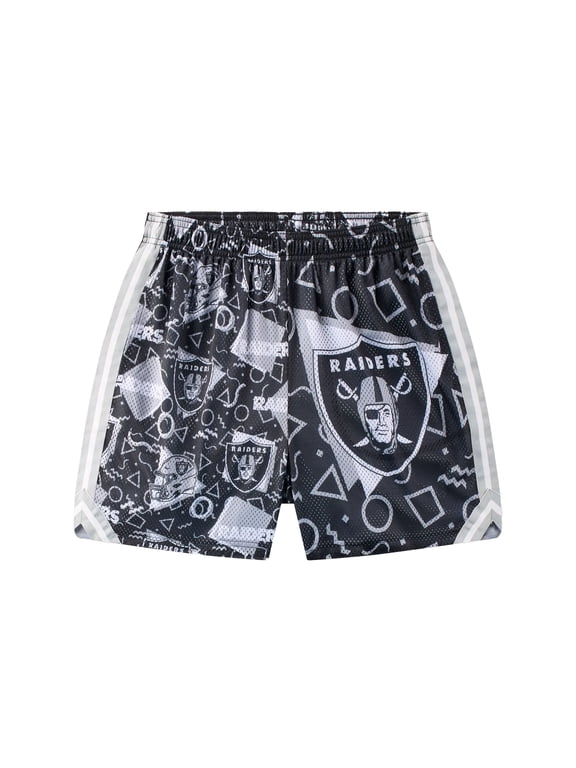 Men's Chubbies Black Las Vegas Raiders Mesh Shorts