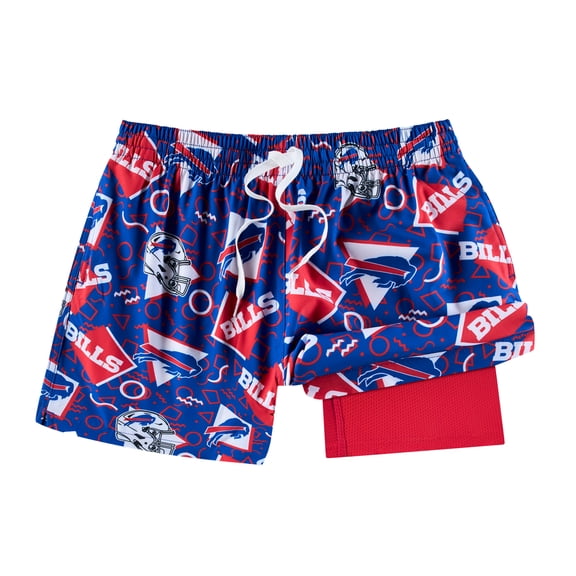 Men's Chubbies Blue Buffalo Bills Game Day Fit Classic Lined Swim Trunks