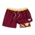 thumbnail image 1 of Men's Chubbies Cardinal Washington Commanders The Secret Lined Swim Trunks, 1 of 3