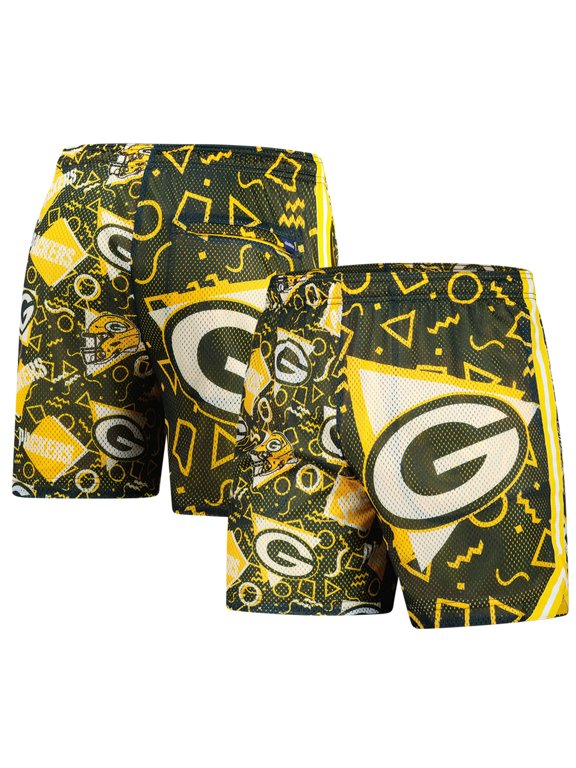 Men's Chubbies Green Green Bay Packers Mesh Shorts