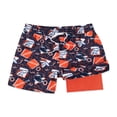 thumbnail image 1 of Men's Chubbies Navy Denver Broncos Game Day Fit Classic Lined Swim Trunks, 1 of 1