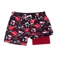 thumbnail image 1 of Men's Chubbies Navy Houston Texans Game Day Fit Classic Lined Swim Trunks, 1 of 1