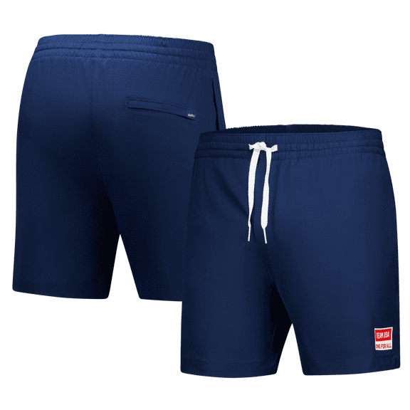 Men's Chubbies Navy Team USA The Undercover Medalist Classic Lined Swim Trunks