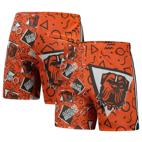 Men's Chubbies Orange Cleveland Browns Mesh Shorts
