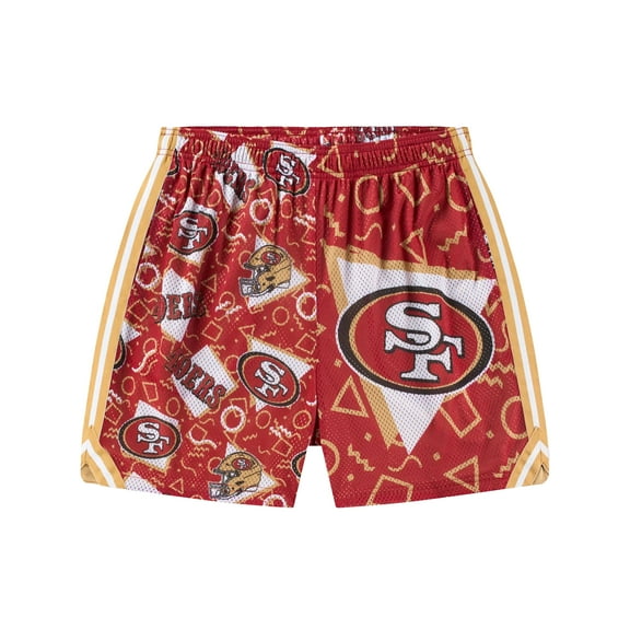Men's Chubbies Scarlet San Francisco 49ers Mesh Shorts