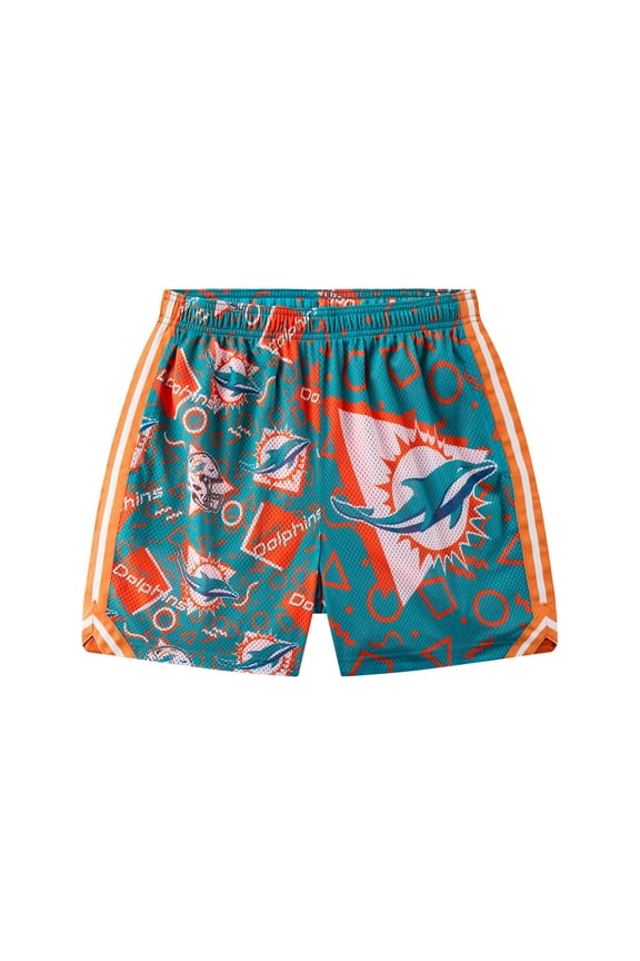 Men's Chubbies Teal Miami Dolphins Mesh Shorts