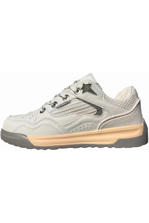 Men's Chunky Sole Sneakers - Fashion Thick Platform Design | Breathable Casual Shoes