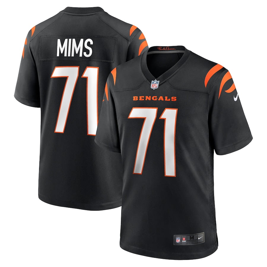 Men's Cincinnati_Bengals Amarius Mims Black 2024 NFL Draft First Round