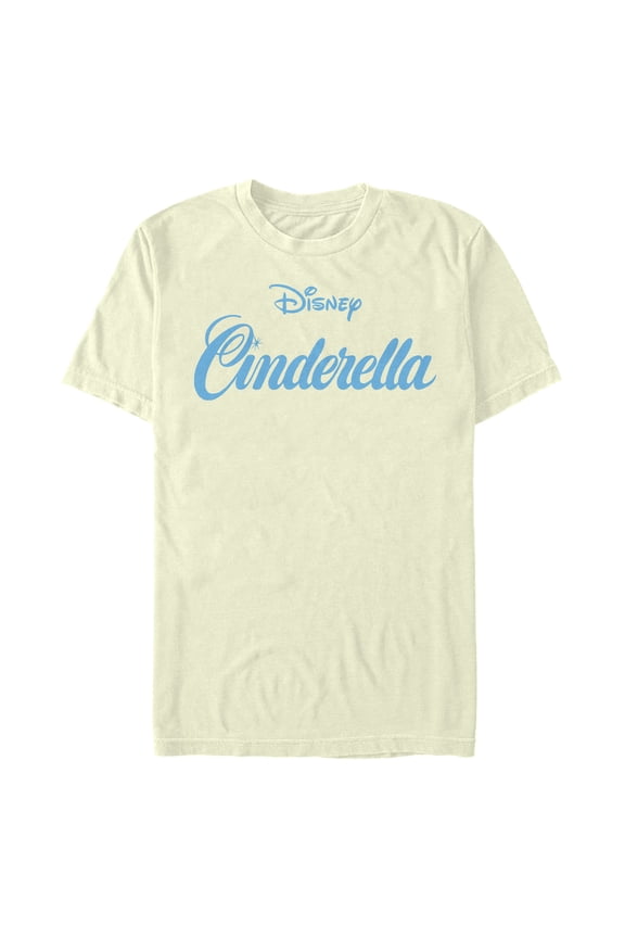 Men's Cinderella Classic Light Blue Logo Graphic T-Shirt