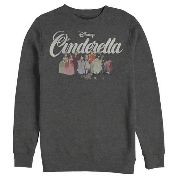 Men's Cinderella Distressed Full Cast  Sweatshirt