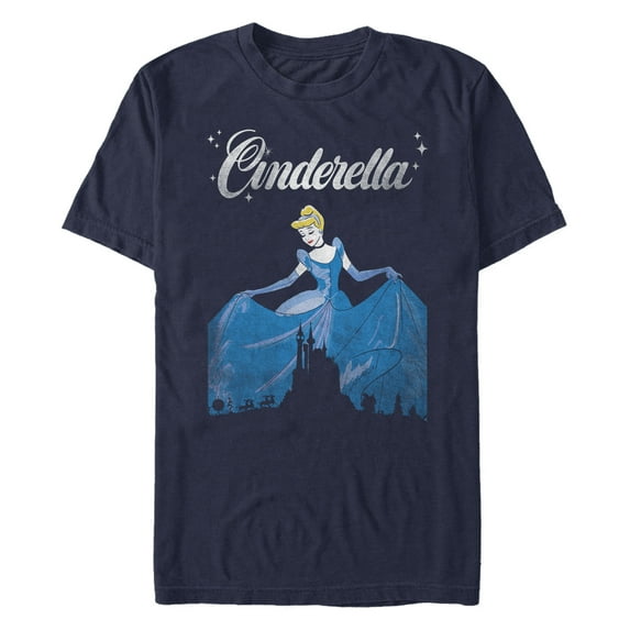 Men's Cinderella Dress Silhouette Graphic T-Shirt
