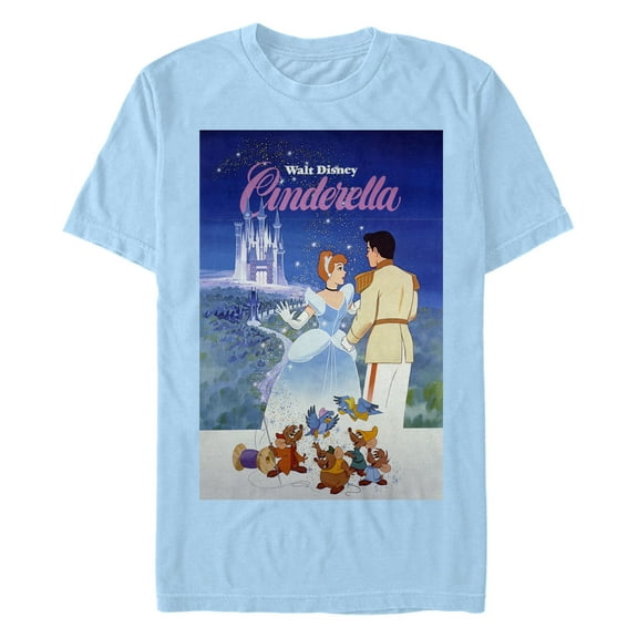Men's Cinderella Signature Movie Poster  Graphic T-Shirt