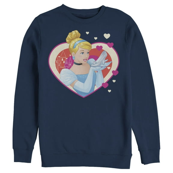 Men's Cinderella Valentine Glass Slipper Sweatshirt