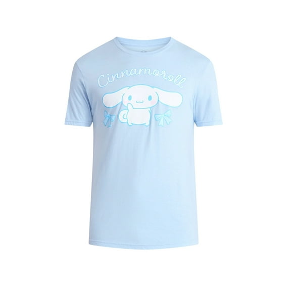 Men's Cinnamoroll Blue Graphic T-Shirt - Small