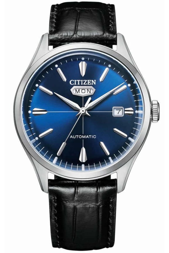 Men's Citizen Automatic Day Date Blue Dial Watch NH8390-20L