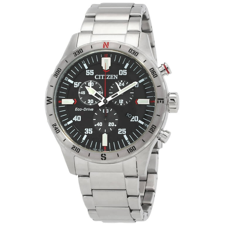 Citizen Men's Eco-Drive Sport Chronograph Watch, Silver-Tone