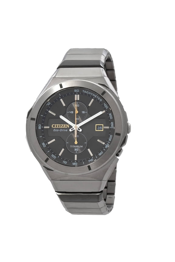 Super Titanium Armor Chronograph Black Dial Men's Watch CA7058-55E
