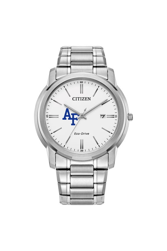 Men's Citizen Watch Silver Air Force Falcons Classic Eco-Drive Steel Watch