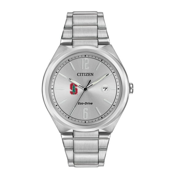 Men's Citizen Watch Silver Stanford Cardinal Citizen Eco-Drive Stainless Steel Watch