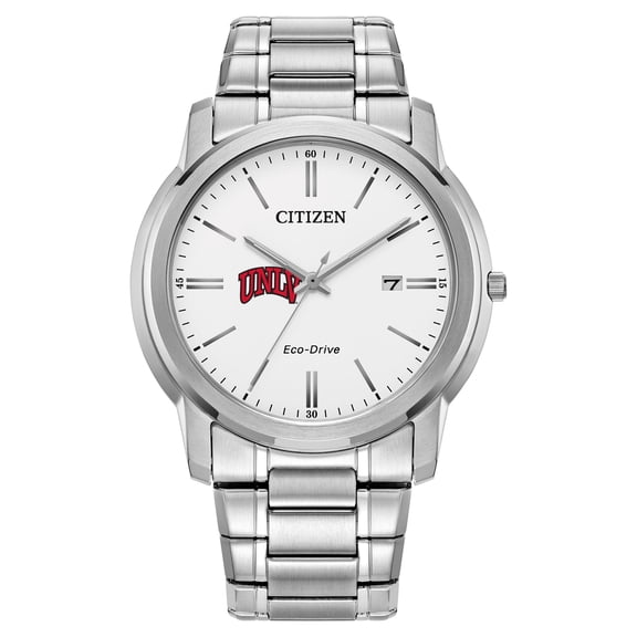Men's Citizen Watch Silver UNLV Rebels Classic Eco-Drive Steel Watch