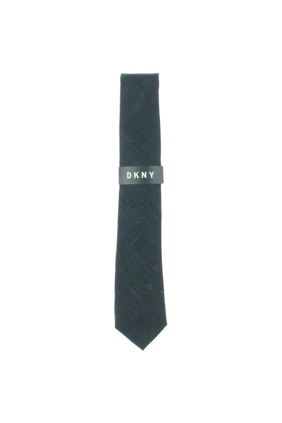 Men's City Streets Logo Skinny Slim Neck Tie Silk Accessory Not Applicable