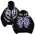 thumbnail image 1 of Men's Civil Regime  Black Dominik Mysterio Dirty Dom Wanted Full-Zip Hoodie, 1 of 7