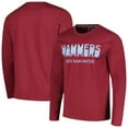 thumbnail image 1 of Men's Claret West Ham United Heavy Long Sleeve T-Shirt, 1 of 3
