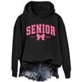 thumbnail image 1 of Men's Class of 2026 Graduation Hoodie - Heavyweight 250gsm Cotton Pullover Sweatshirt with Senior Class Design, Pink Lettering & Bow Accent - Adjustable Hood & Kangaroo Pocket - Senior 2026 Sweatshir, 1 of 6