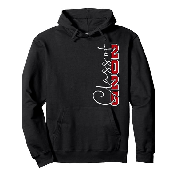 Men's Class of 2026 Graduation Hoodie - Heavyweight 250gsm Cotton Varsity Lettering & Number 26 Design, Adjustable Hood with Kangaroo Pocket, Long Sleeve Casual Sweatshirt