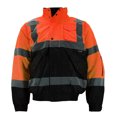 thumbnail image 1 of Men's Class 3 Safety High Visibility Water Resistant Reflective Neon Work Jacket (Tuff-Gard - Neon Orange, S), 1 of 5