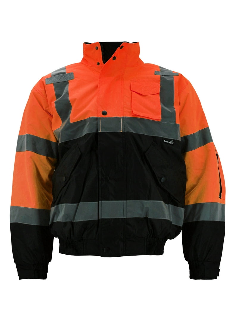 Tuff-Gard Men's XL Class 3 Neon Orange Hi Vis Safety Workwear