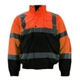 thumbnail image 1 of Men's Class 3 Safety High Visibility Water Resistant Reflective Neon Work Jacket (Tuff-Gard - Neon Orange, XL), 1 of 5